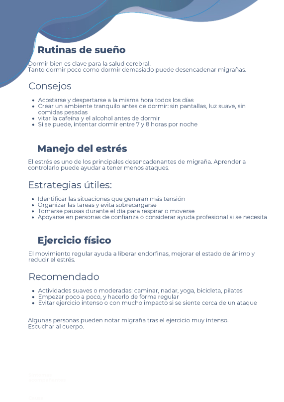 guia pacientes migrañas pagina 19